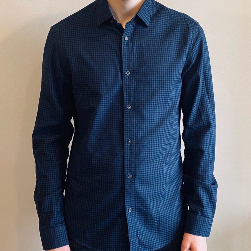 Michae Kors Navy Men’s Buttondown